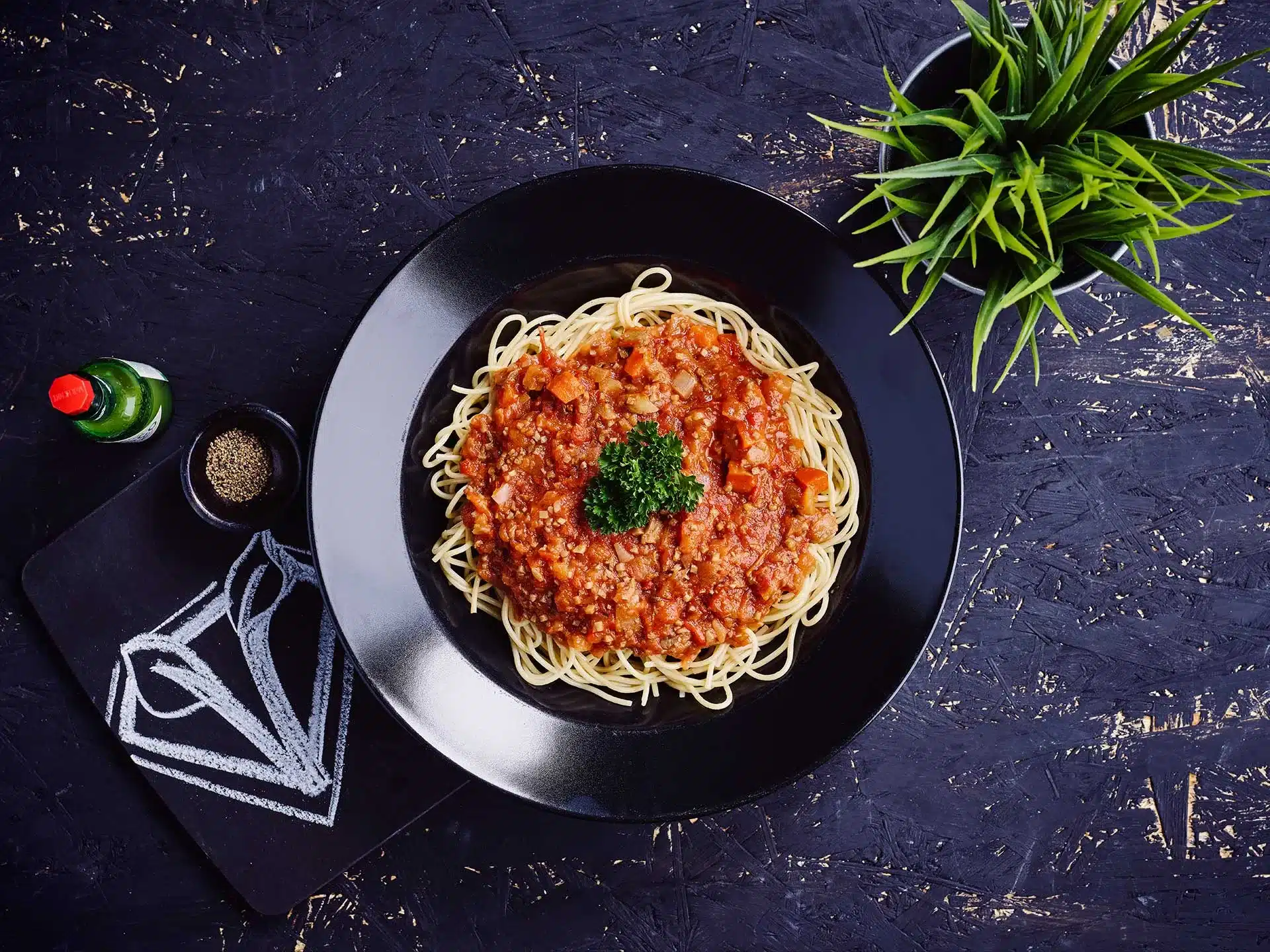 Spaghetti met Mister B Vegan - Mister Spaghetti