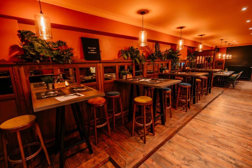 RONSE(HR) ©sdinnewethbe (004) Sfeerbeeld van restaurant Mister Spaghetti Ronse